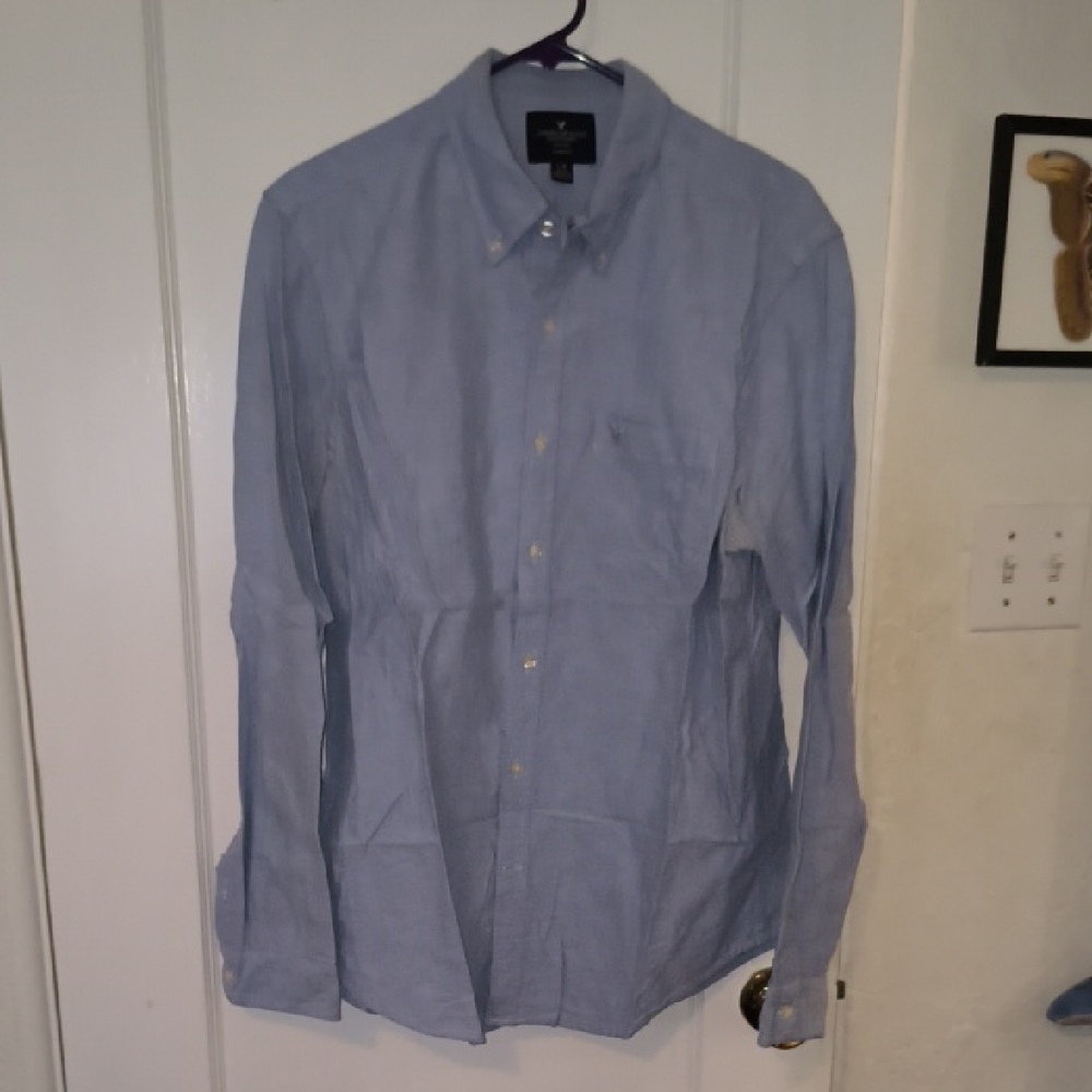 American Eagle Outfitters | Light Blue Casual Shirt